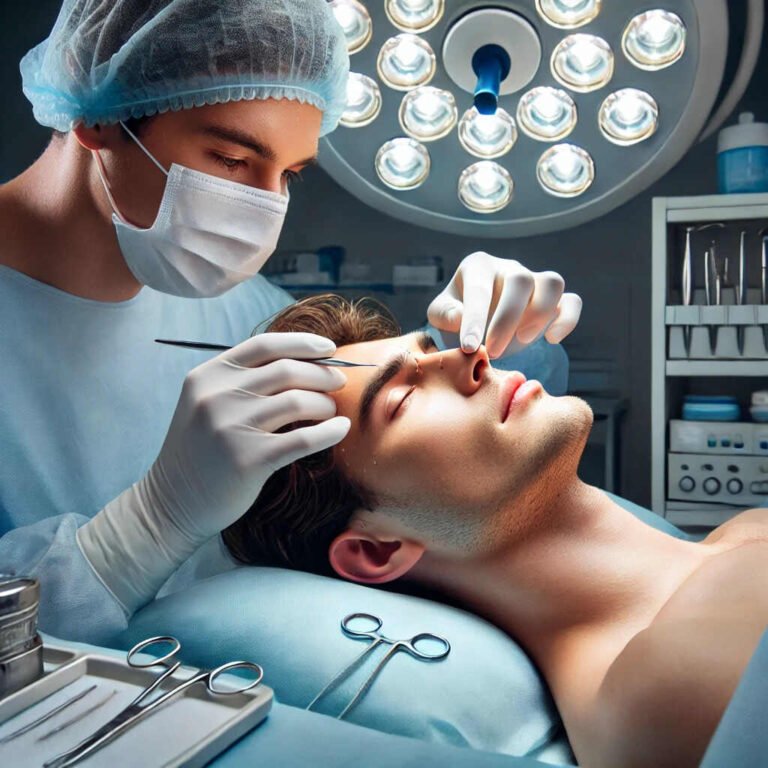 Rhinoplasty is one of the most common plastic surgery for men in Korea,